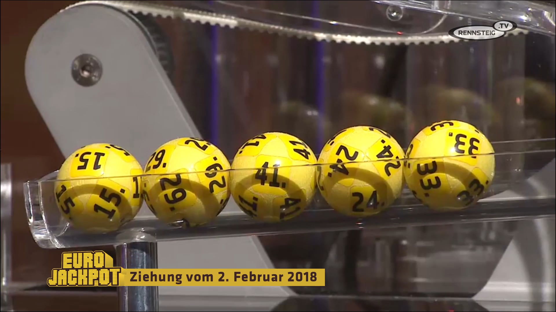 Wo Kann Man Eurojackpot Ziehung Sehen Eurojackpot - Ziehung vom 2. Februar 2018 - Rennsteig TV