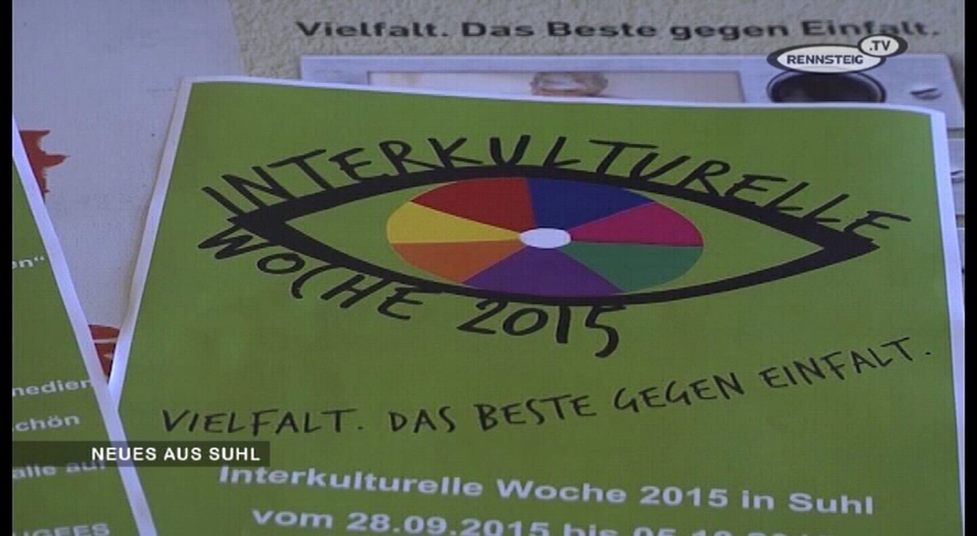 Neues aus Suhl - Vorschau auf die Interkulturelle Woche 2015 - Rennsteig TV