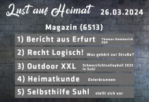 Themen im RennsteigTV Magazin (6513) am 23.03.2024