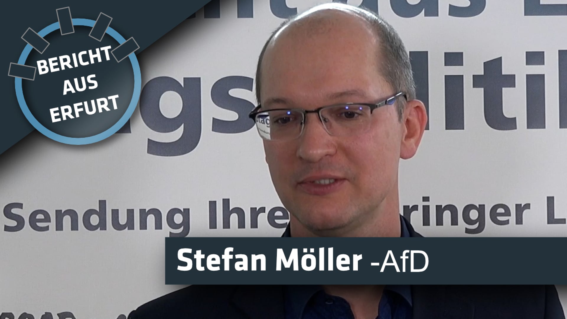 Stefan Möller - AfD | Bericht aus Erfurt - Rennsteig TV