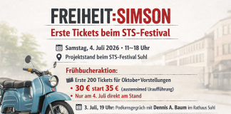 Erste FREIHEIT:SIMSON‑Tickets nur beim STS‑Festival